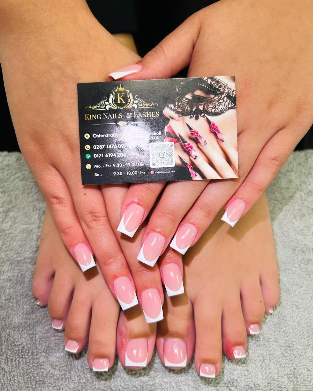 French on hands and feet