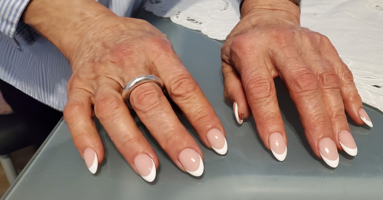 Classic French manicure